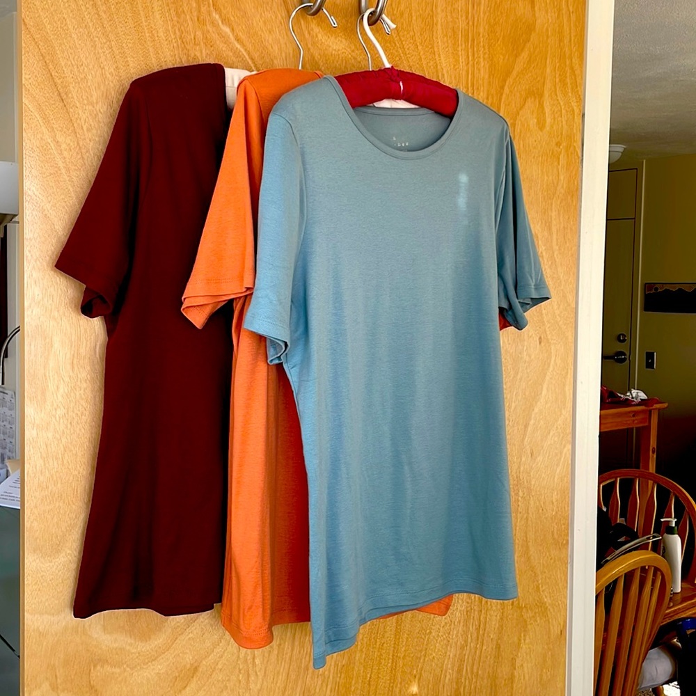 Three tees NWOT.